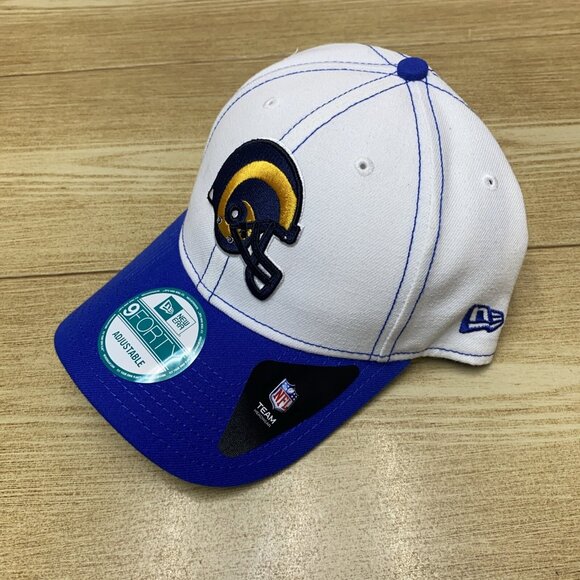 VTG Logo Los Angeles Rams Snap Back New Era 9Forty 2 Tone NFL Cap Adjustable Hat - Picture 2 of 14